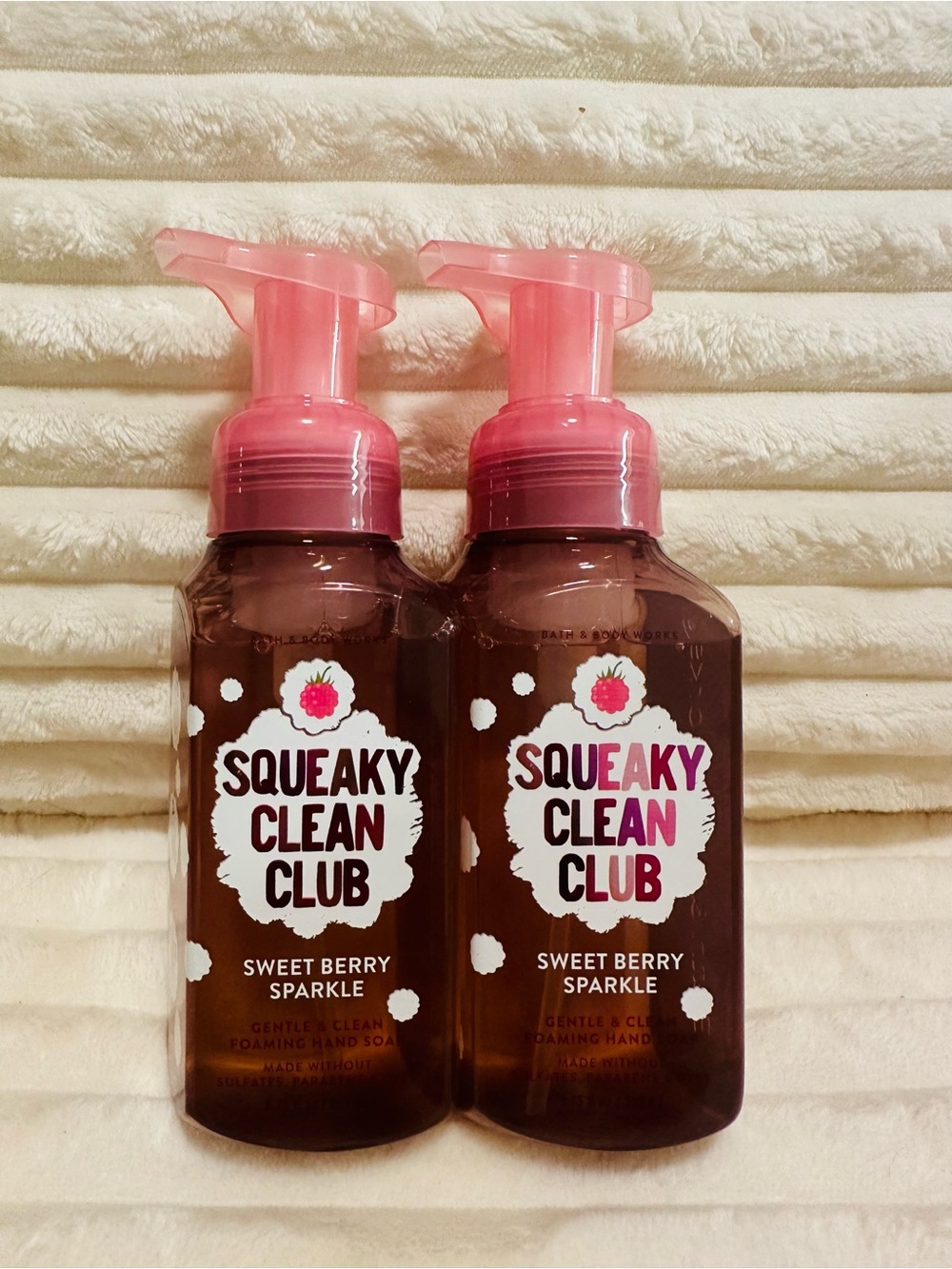 Bath & Body Works Sweet Berry Sparkle Foaming Hand Soaps